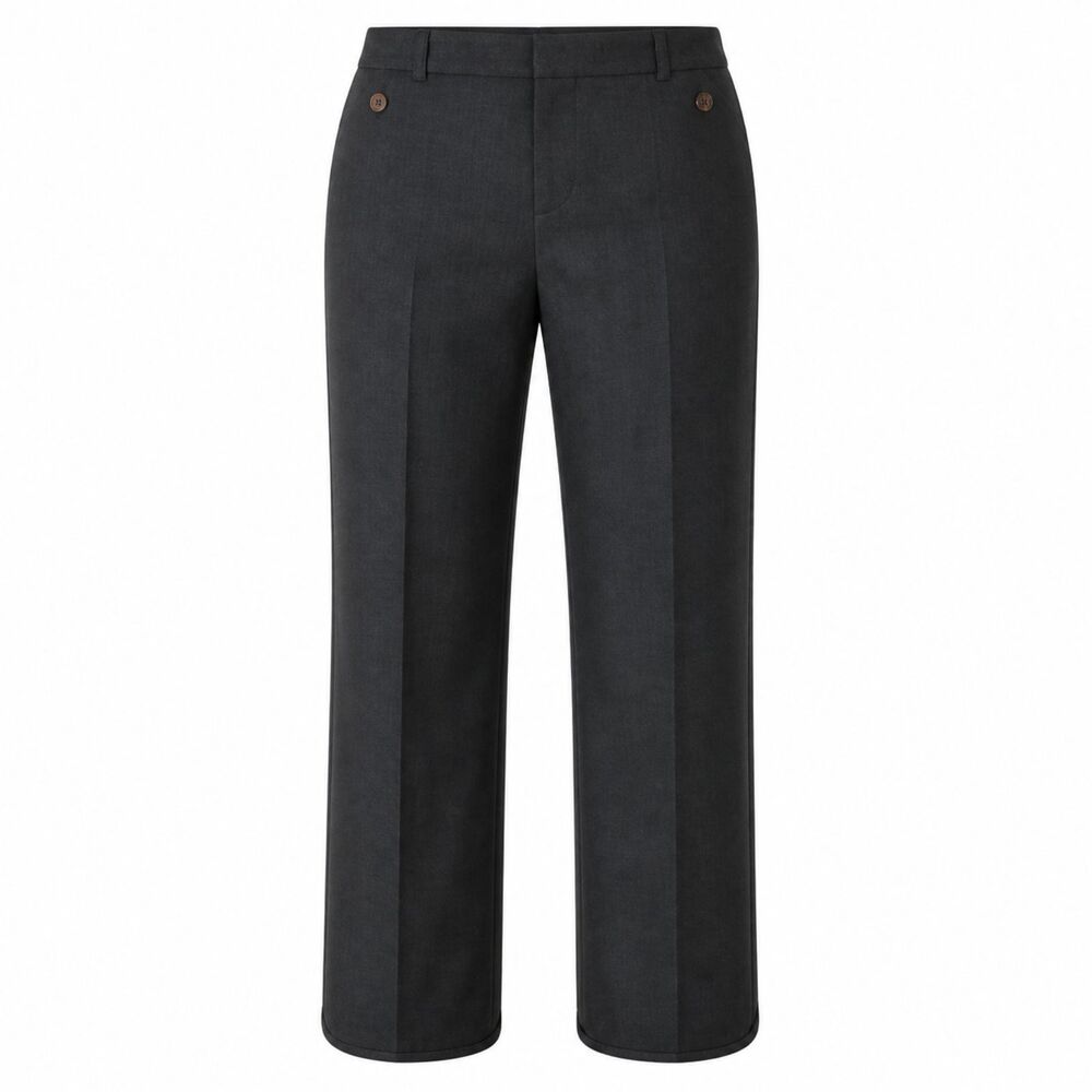 Adrienne Vittadini Studio Pants Womens 12 Navy Blue Career Work Business